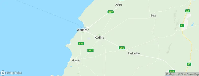 Kadina, Australia Map
