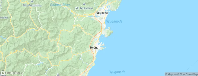 Kadogawa, Japan Map