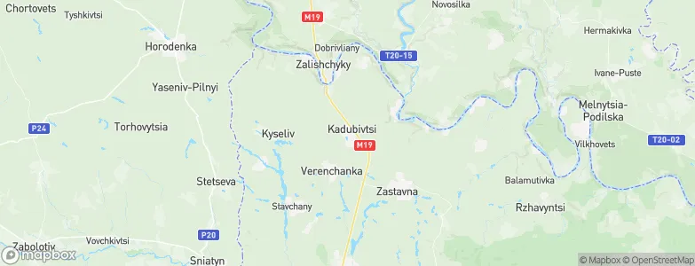 Kadubivtsi, Ukraine Map
