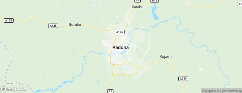 Kaduna, Nigeria Map