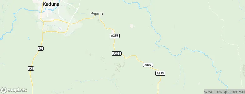Kaduna State, Nigeria Map