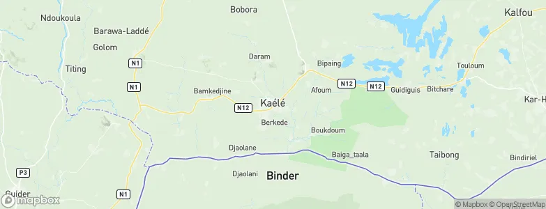 Kaelé, Cameroon Map