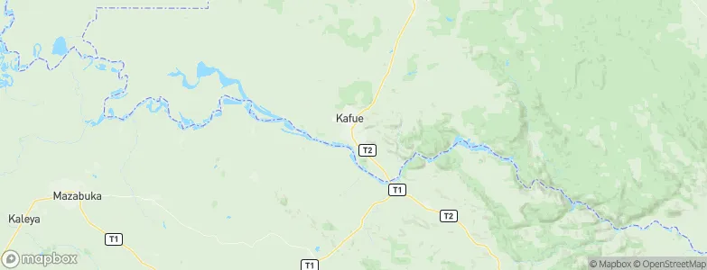 Kafue, Zambia Map