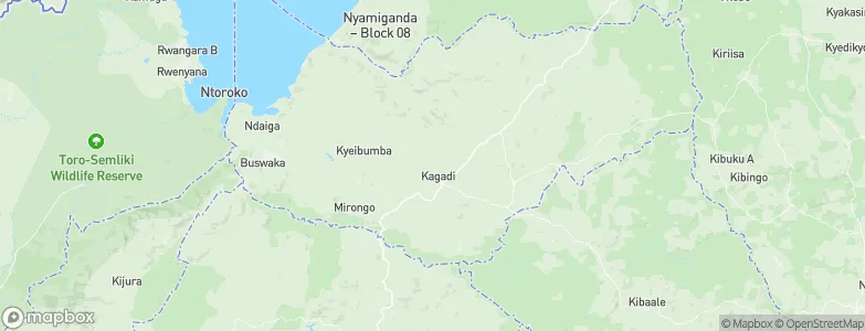Kagadi, Uganda Map