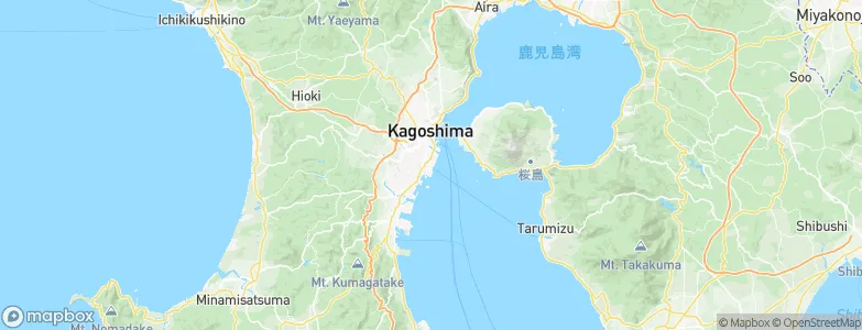 Kagoshima, Japan Map