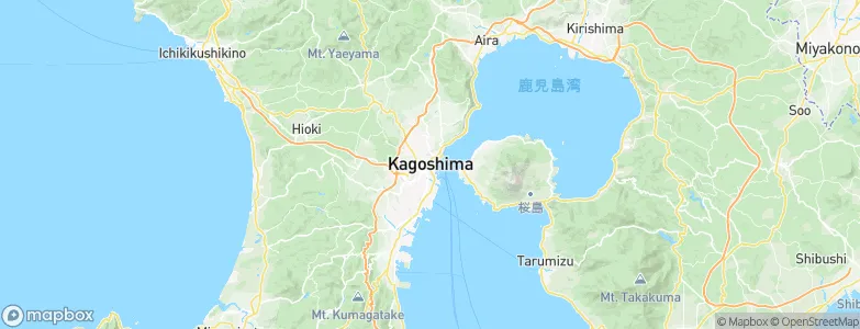 kagoshima, Japan Map