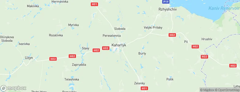 Kaharlyk, Ukraine Map