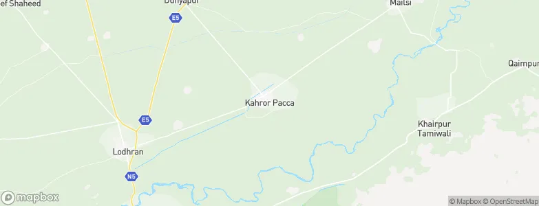 Kahror Pakka, Pakistan Map