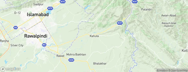 Kahuta, Pakistan Map