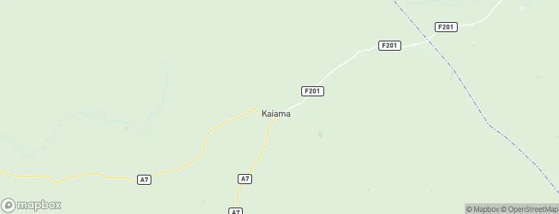 Kaiama, Nigeria Map