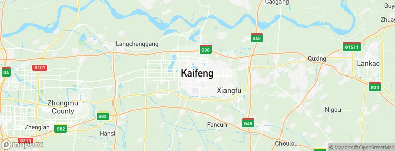 Kaifeng, China Map