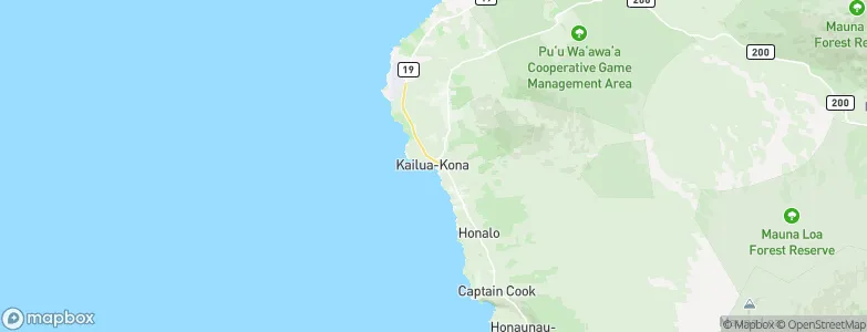 Kailua-Kona, United States Map