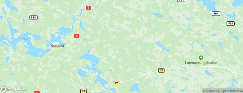 Kainuu, Finland Map