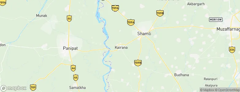 Kairana, India Map
