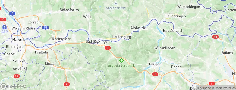 Kaisten, Switzerland Map