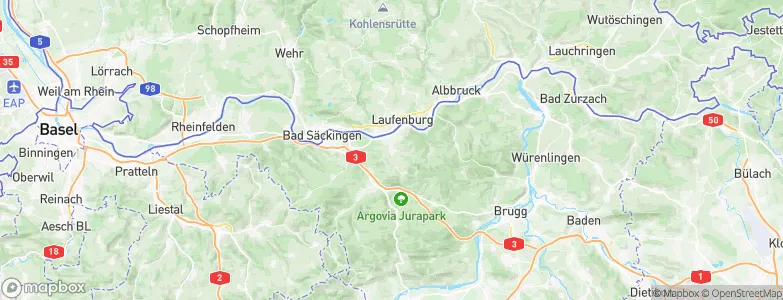 Kaisten, Switzerland Map