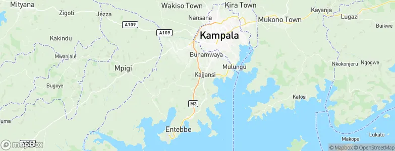 Kajansi, Uganda Map