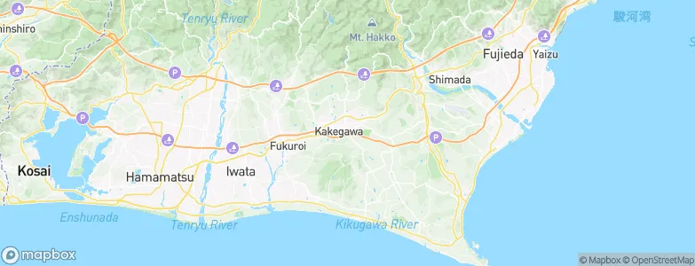 Kakegawa, Japan Map