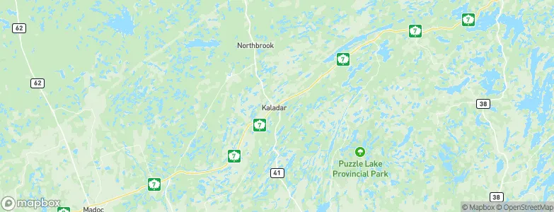 Kaladar, Canada Map