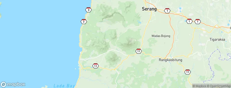 Kalahang, Indonesia Map