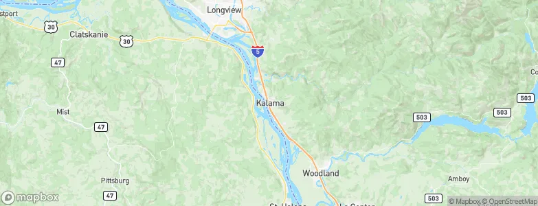 Kalama, United States Map