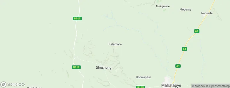 Kalamare, Botswana Map