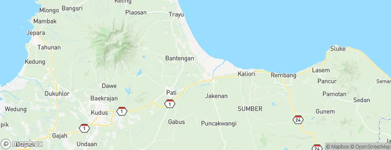 Kalangan, Indonesia Map