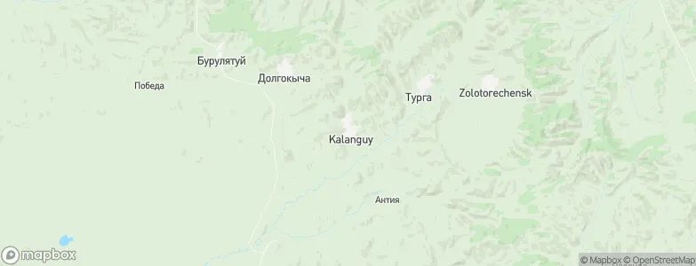 Kalanguy, Russia Map