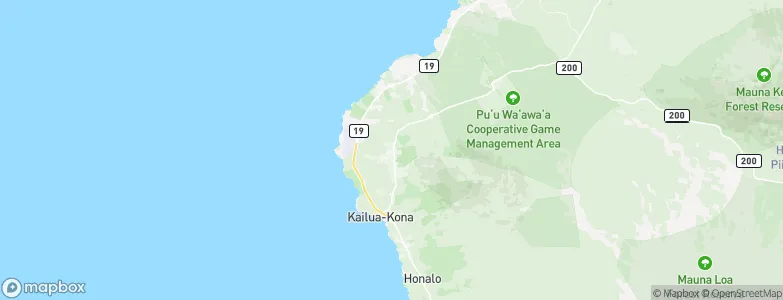 Kalaoa, United States Map