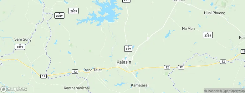 Kalasin, Thailand Map