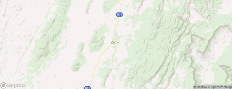 Kalat, Pakistan Map