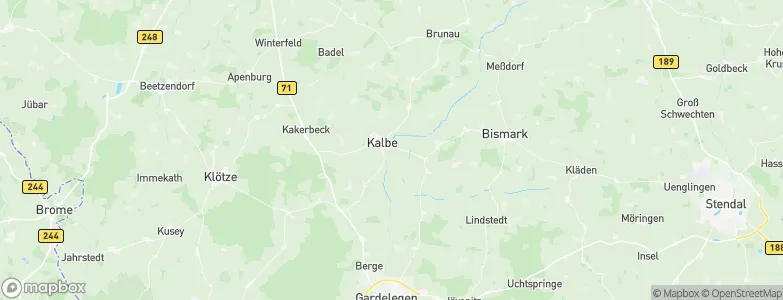 Kalbe, Germany Map