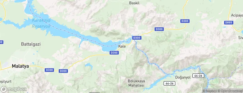 Kale, Turkey Map