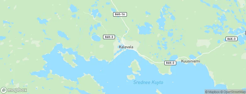 Kalevala, Russia Map