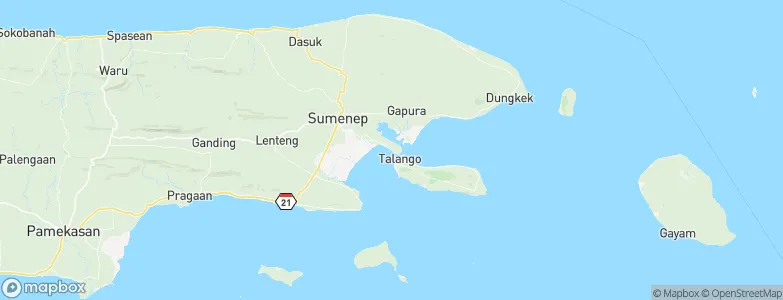 Kalianget, Indonesia Map