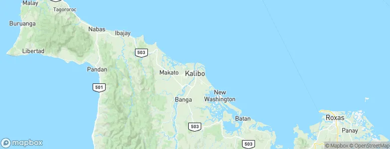 Kalibo Town, Philippines Map