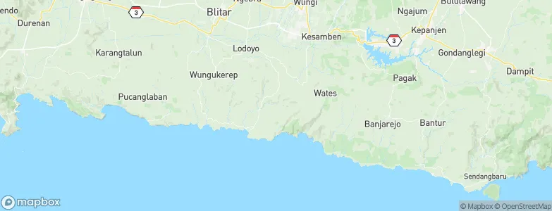 Kaligambir, Indonesia Map