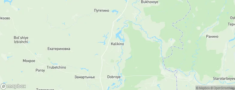 Kalikino, Russia Map