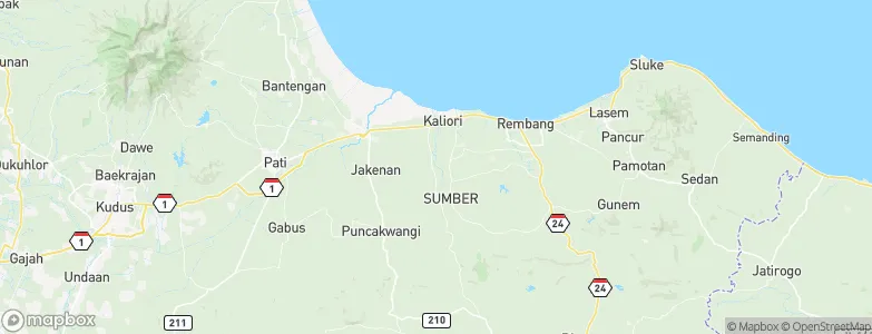 Kalimati, Indonesia Map