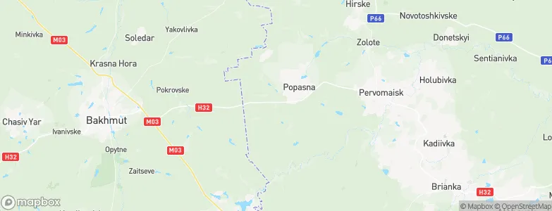 Kalinova Popasnaya, Ukraine Map