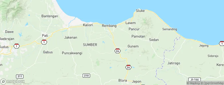Kaliombo Wetan, Indonesia Map