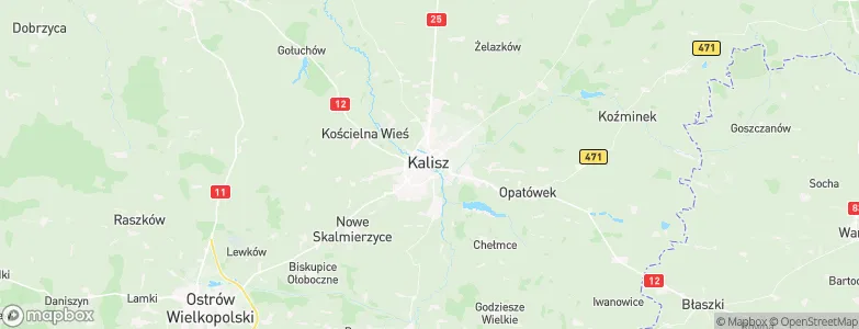 Kalisz, Poland Map