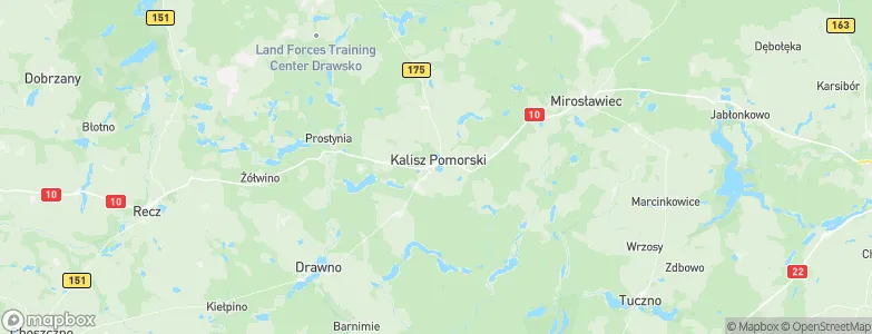 Kalisz Pomorski, Poland Map