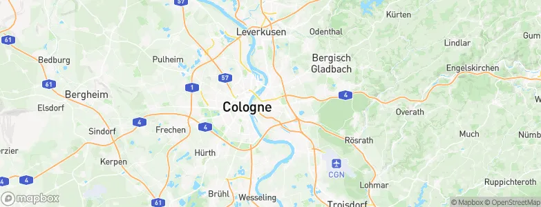 Kalk, Cologne, Germany Map