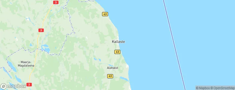 Kallaste, Estonia Map