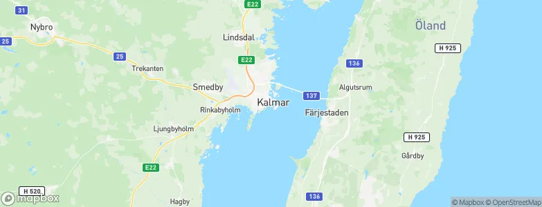 Kalmar, Sweden Map