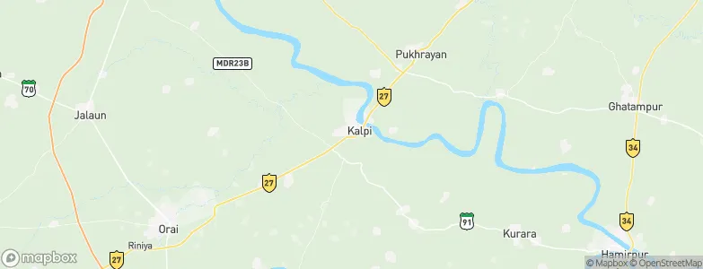 Kālpi, India Map