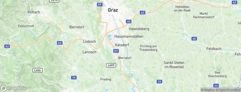 Kalsdorf bei Graz, Austria Map