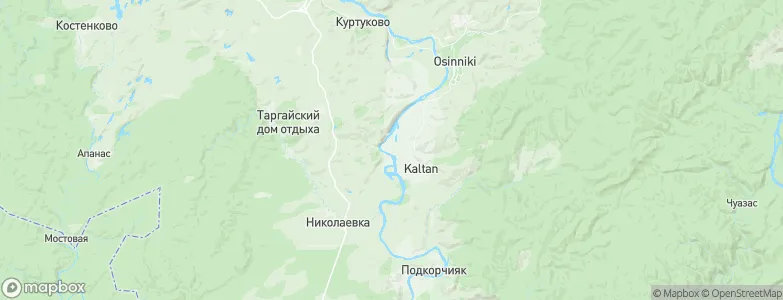 Kaltan, Russia Map