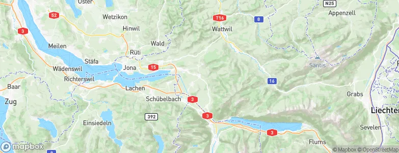 Kaltbrunn, Switzerland Map